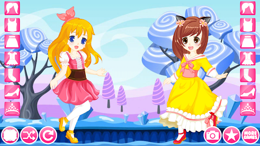 BFF Sisters Dress Up Game