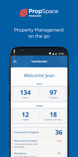 Android application PropSpace Manager screenshort