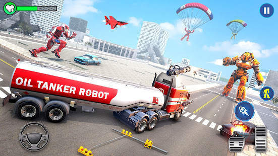 Oil Tanker Robot Game Car Game 1.7 APK screenshots 1