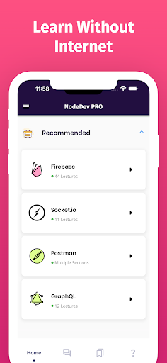 Screenshot of Learn Node.js Offline Fast PRO