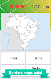 States of Brazil quiz - maps, flags and capitals