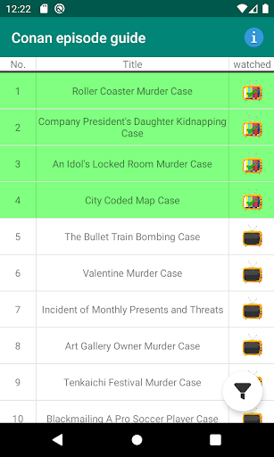 Conan episode guide 1