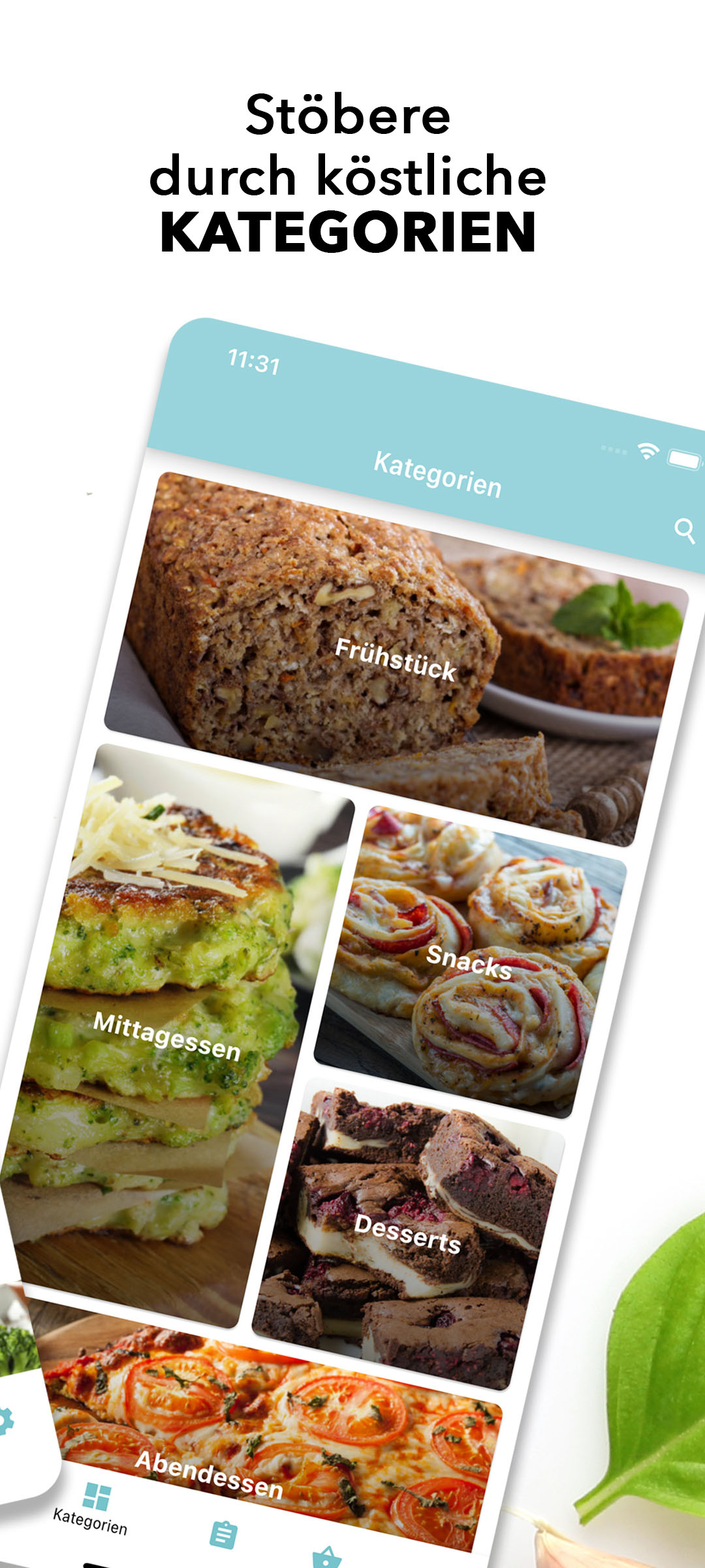 Android application Low Carb Rezept des Tages - Rezepte & Planer screenshort