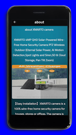 XMARTO Camera GUIDE Screen 2