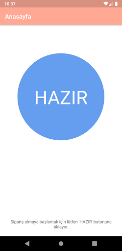 Android application Sepet Yolda screenshort