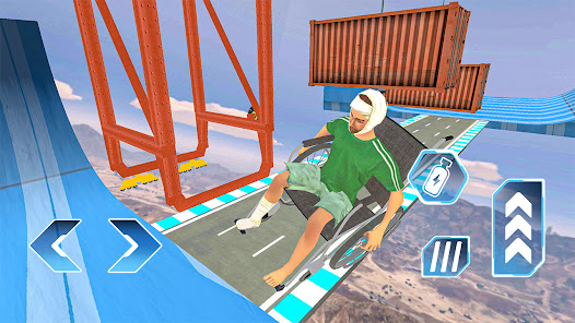Wheelchair Rush - Stunt Racing 1.0.3.1 APK + Mod (Unlimited money) إلى عن على ذكري المظهر
