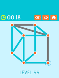 Connect the Graph: one touch connect dots puzzle