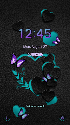 Android application Mint Butterfly - Wallpaper screenshort