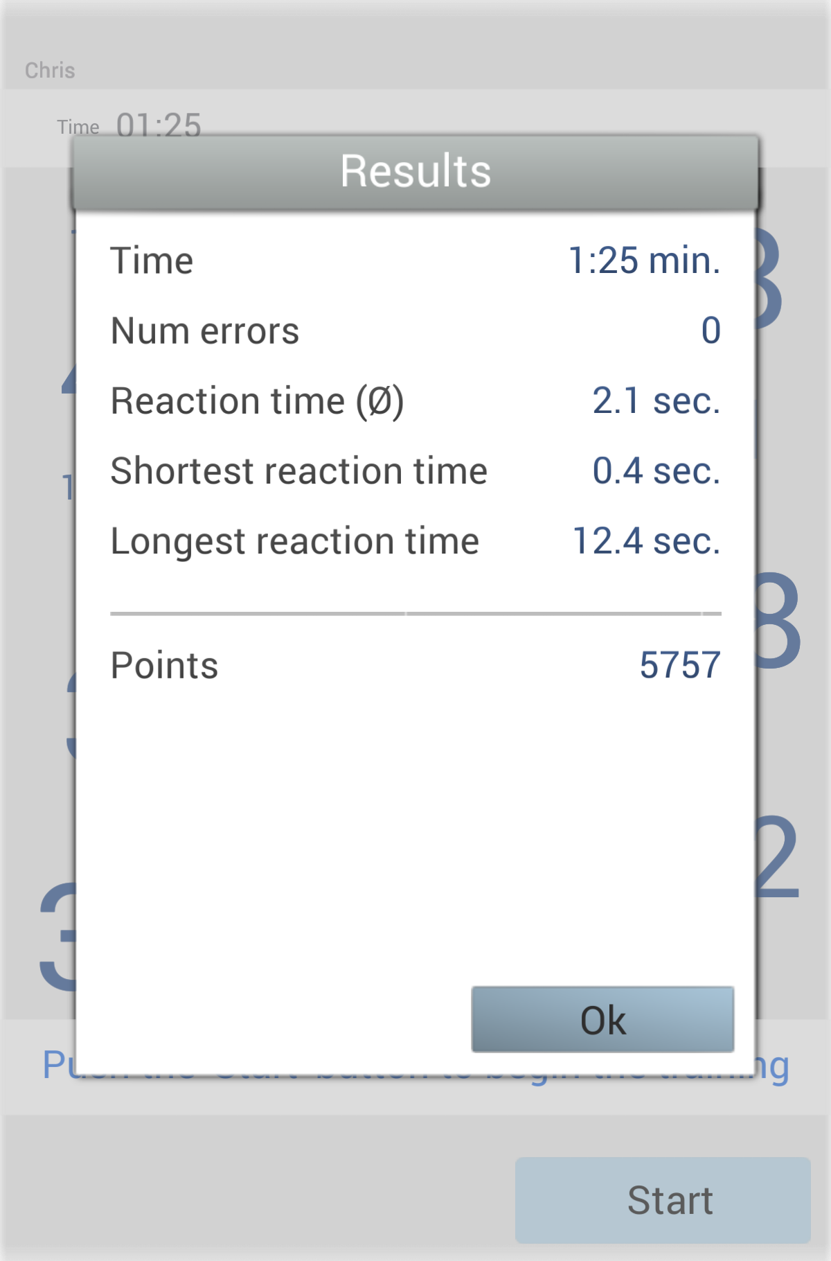 Android application Fast Click screenshort