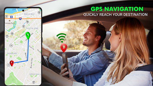 GPS Maps Voice Navigation App