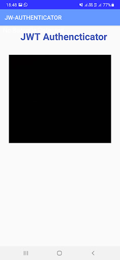 Android application JWT Authenticator screenshort