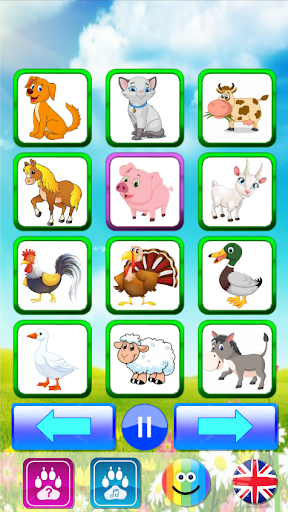 Animal sounds. Learn animals names for kids  screenshots 1