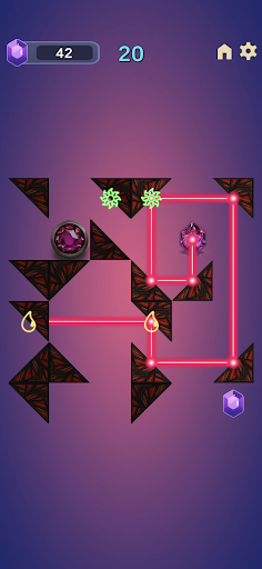 Connected: Reflectors puzzle Screen 3