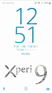 Xperi 9 : Xperia Theme Screenshot