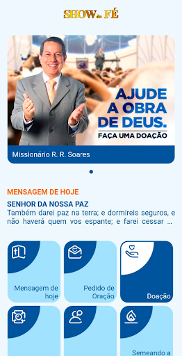 Android application Show da Fé screenshort