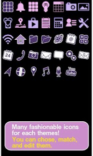 Poppin pink 'n' purple Theme Screenshot