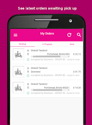 Delivery Driver app - MIS