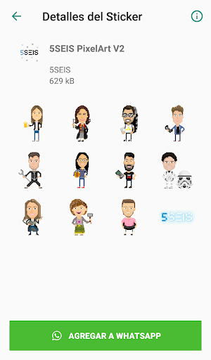 5SEIS Stickers for Whatsapp Screen 3