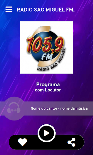 Rádio São Miguel FM 105,9 Screen 2