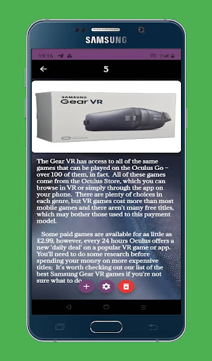samsung gear vr guide Screenshot 3 - AppWisp.com