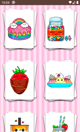 تطبيق كيفية رسم الطعام لطيف برو1