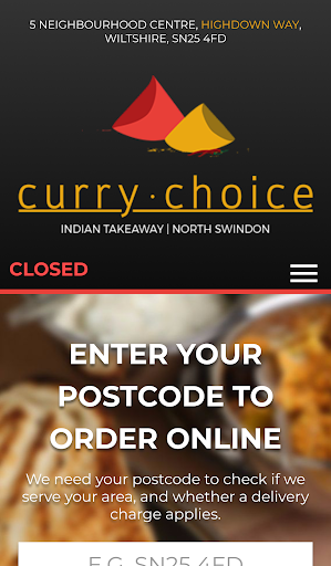 Android application Curry Choice screenshort