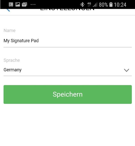 Android application WOBIS-Sign Document screenshort