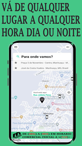 Minerim App Passageiro Screen 2