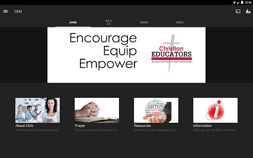 Screenshot of Christian Educators