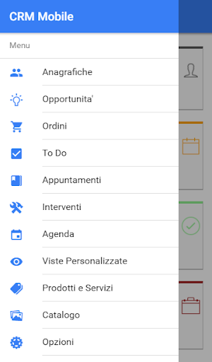Android application Bcom CRM Mobile screenshort