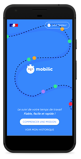 Android application Mobilic screenshort