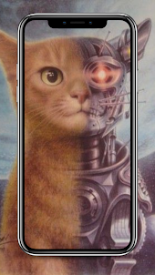 Wallpaper Cat Robo