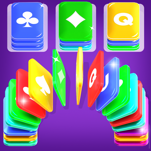 Color Card Shuffle Sort Game Logo