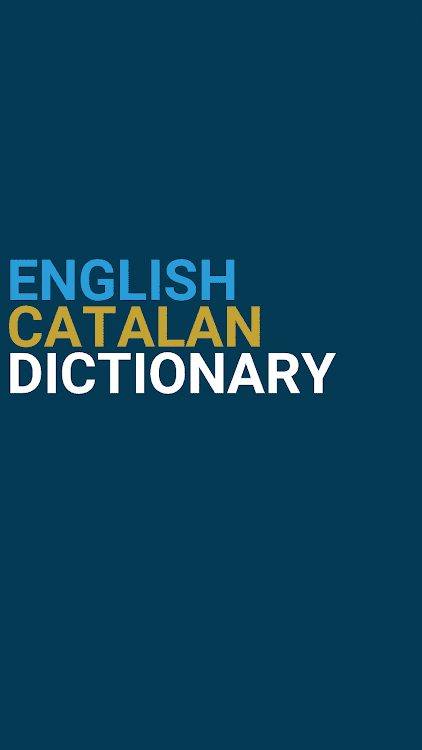 English : Catalan Dictionary - 3.0.2 - (Android)