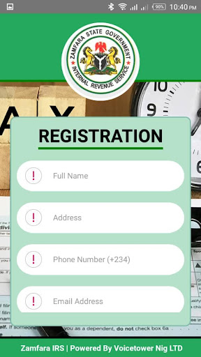 Android application ZAMFARA INTERNAL REVENUE SERVI screenshort