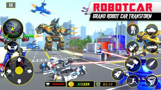 Robot Car Transformers Game 3d