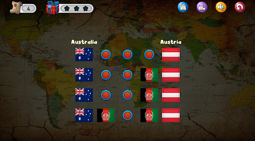 Android application Flags Color Sort Puzzle screenshort