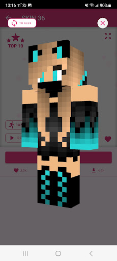 Girls Skins for Minecraft PE 18