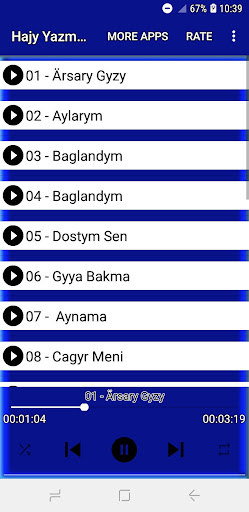 Android application Mekan Şalmedow aydymlary screenshort