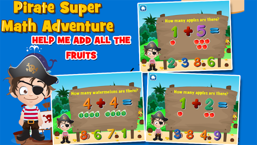 Preschool Math Pirate Kid