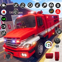 911 Rescue Огонь Truck игры 3д