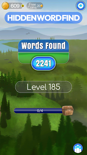 Android application Hidden Word Find: Word Search screenshort