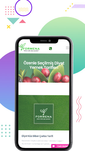 Android application Formena screenshort