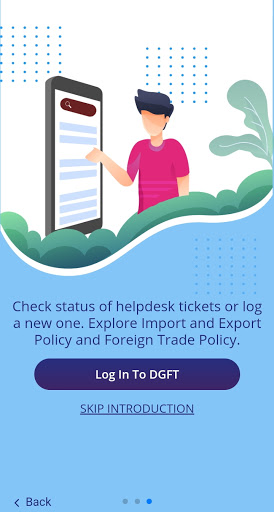 DGFT Trade Facilitation App Screen 3