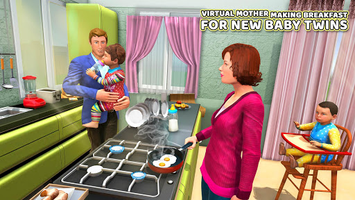 Virtual Mother Baby Twins Family Simulator Games 1.1.4 screenshots 8