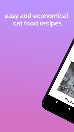 Android application Homemade cat food recipes screenshort