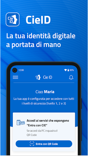 Android application CieID screenshort