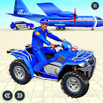 Cover Image of Download US Police ATV Quad Bike Plane Transport Game 1.8 APK