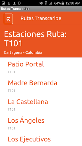 Rutas Transcaribe Screen 3