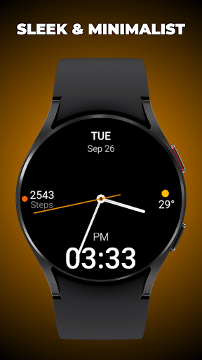 Minimal Hybrid Pro Watch Face Screenshot 1 - AppWisp.com